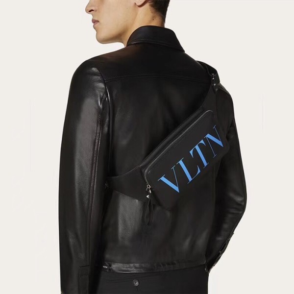 ✨발렌티노 남성 블랙 힙색 - Valentino Mens Black Hip Sack - val354x