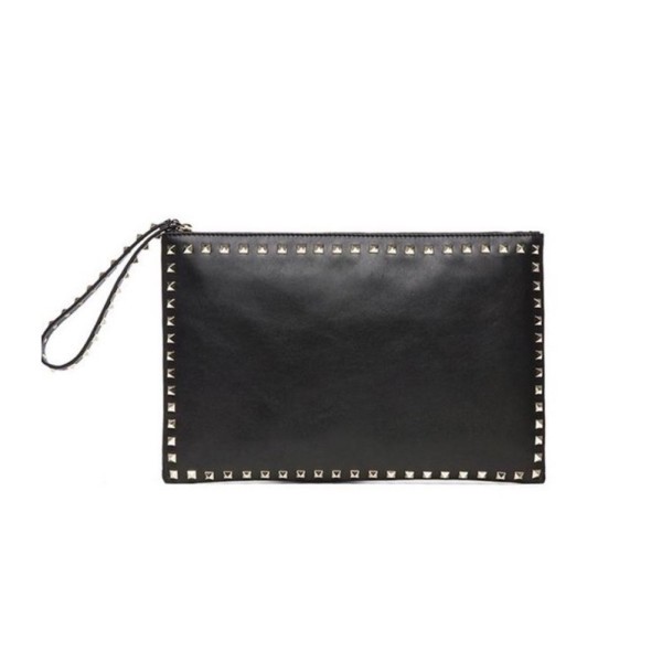 ✨발렌티노 남/녀 블랙 스터드 클러치 - Valentino Unisex Black Clutch Bag - va381x