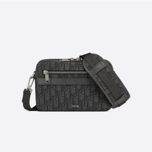 ✨디올 남성 블랙 오블리크 크로스백 - Dior Mens Black Cross Bag - di239x