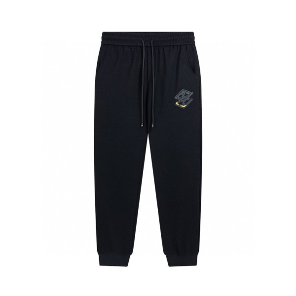✨펜디 남성 캐쥬얼 블랙 트레이닝 팬츠 - Fendi Mens Black Training Pants - fe39x