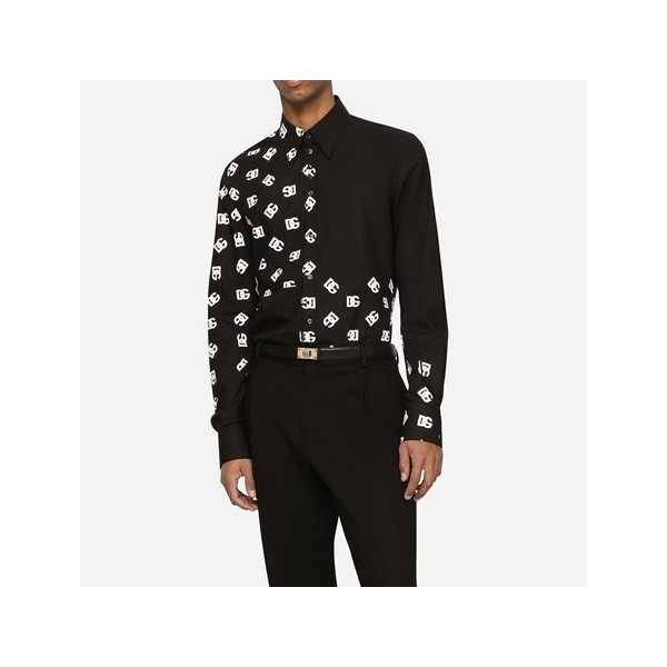✨돌체앤가바나 남성 블랙 셔츠 - Dolce&Gabbana Mens Black Tshirts - do391x