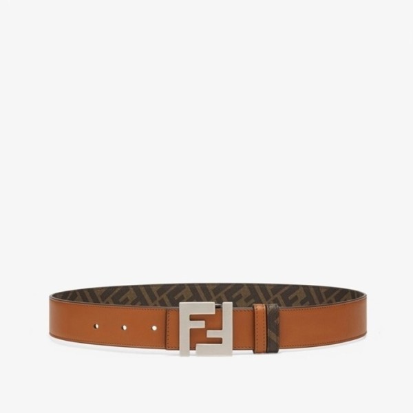✨펜디 남성 시그니처 양면 브라운 벨트 - Fendi Mens Brown Belts - fe48x