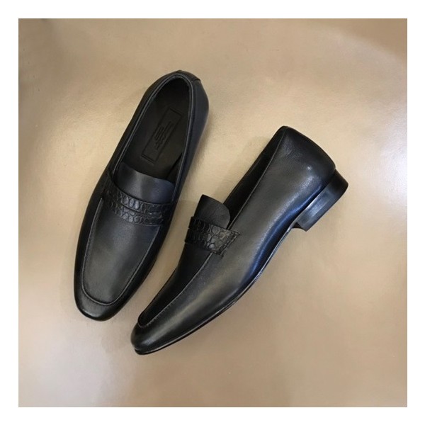 ✨에르메네질도 제냐 남성 블랙 로퍼 - Ermenegildo Zegna Mens Black Loafer - ze51x