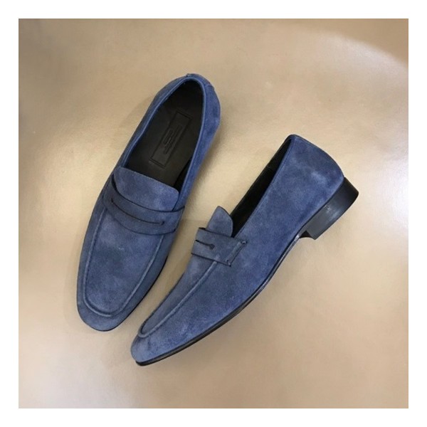 ✨에르메네질도 제냐 남성 블루 로퍼 - Ermenegildo Zegna Mens Blue Loafer - ze53x