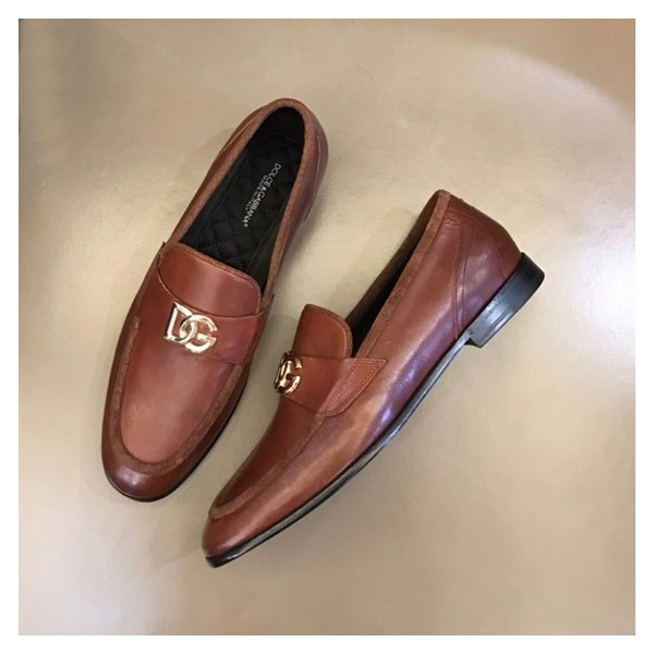 ✨돌체앤가바나 남성 브라운 로퍼 - Dolce&Gabbana Mens Brown Loafer - dol412x