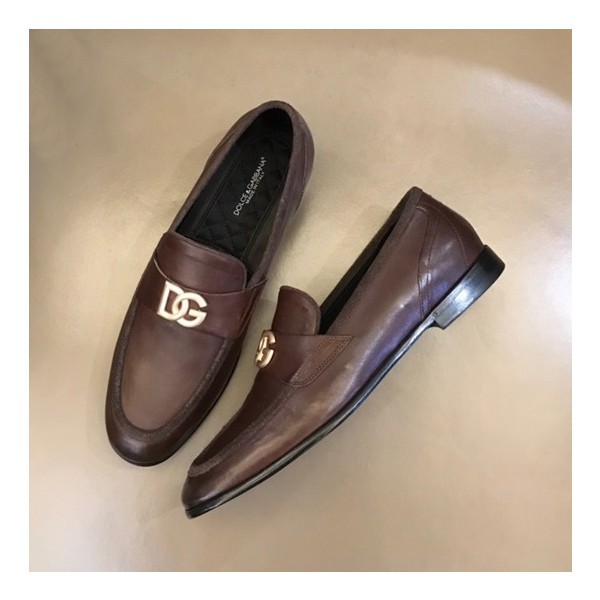 ✨돌체앤가바나 남성 브라운 로퍼 - Dolce&Gabbana Mens Brown Loafer - dol414x