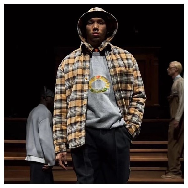 ✨버버리 남성 클래식 옐로우 후드 셔츠- Burberry Mens Yellow Hoodie - bu98x