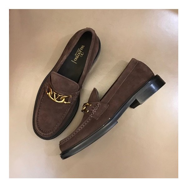 ✨발렌티노 남성 브라운 로퍼 - Valentino Mens Brown Loafer - val404x