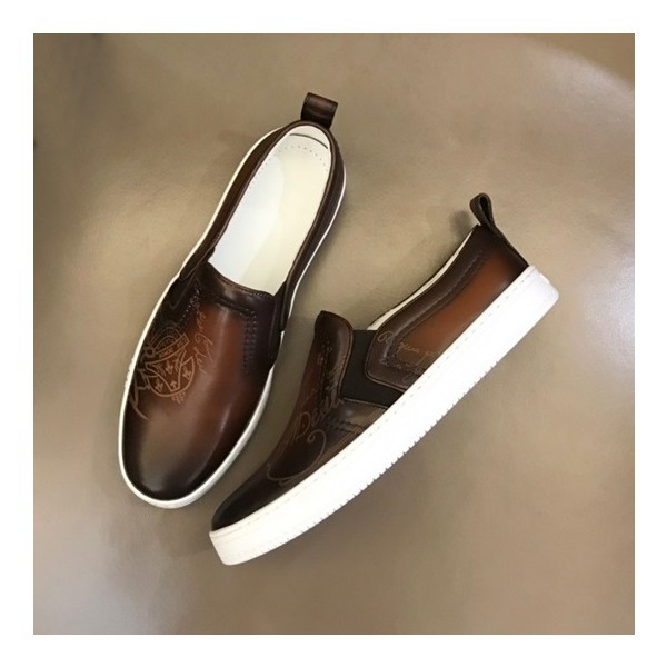 ✨벨루티 남성 브라운 로퍼 - Berluti Mens Brown Loafer - ber167x