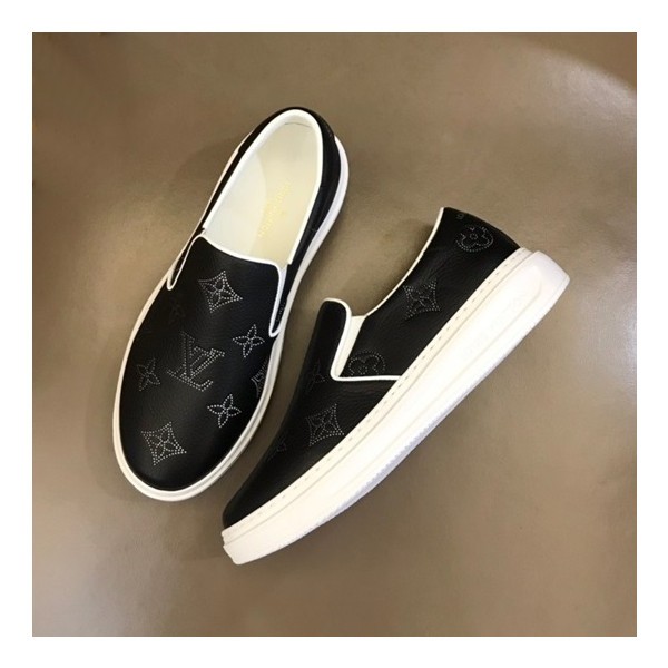 ✨루이비통 남성 모던 블랙 로퍼 - Louis vuitton Mens Black Loafer - lv544x