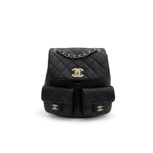✨샤넬 여성 블랙 23백 - Chanel Womens Black Back Pack - ch68x