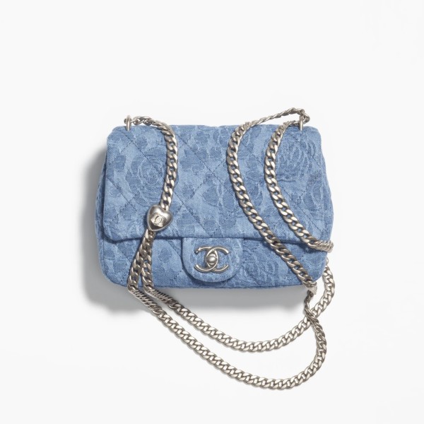 ✨샤넬 여성 블루 체인백 - Chanel Womens Blue Cross Bag - ch72x