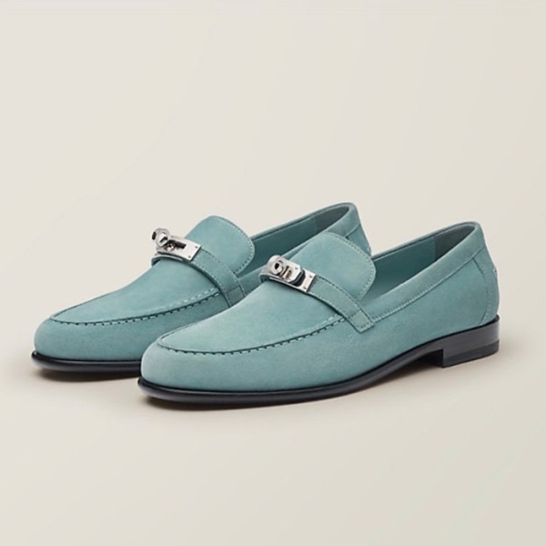 ✨에르메스 여성 시그니처 블루 로퍼 - Hermes Womens Blue Loafer - he80x