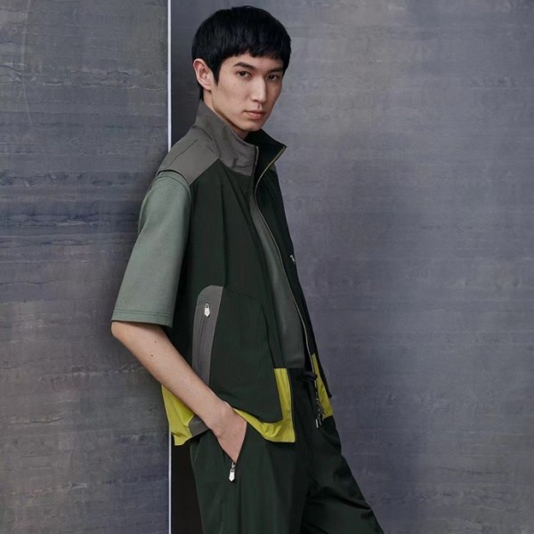 ✨에르메스 남성 카키 베스트 -  Hermes Mens Khaki Vest - he90x