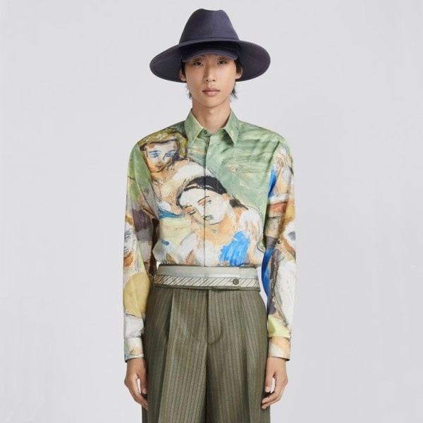 ✨디올 남성 클래식 그린 셔츠 - Dior Mens Green Tshirts - di336x