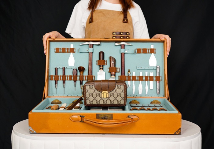 ✨구찌 여성 브라운 카메라백- Gucci Womens Brown Camera Bag - gu408x