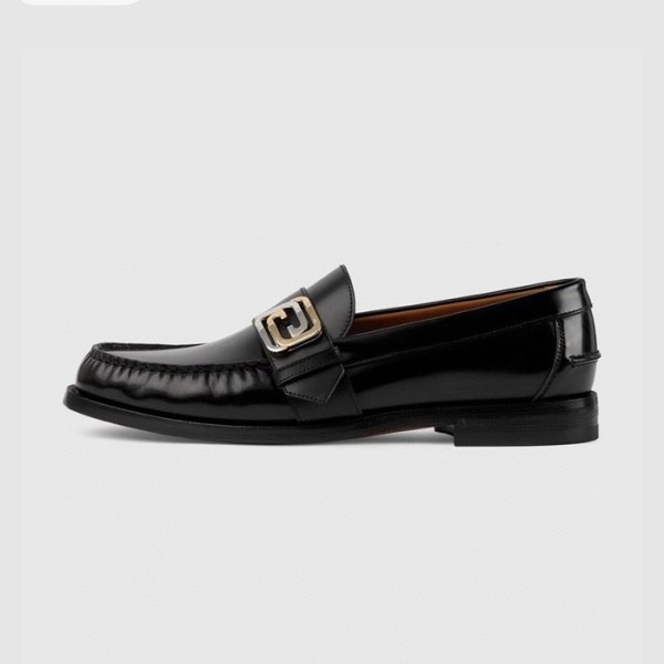 ✨구찌 남성 이니셜 블랙 로퍼 - Gucci Mens Black Loafer - gu563x