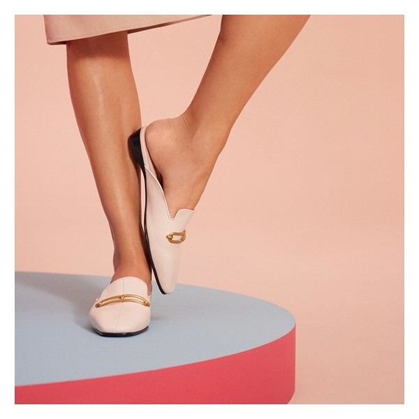 ✨에르메스 여성 아이보리 블로퍼 - Hermes Womens Ivory Blopper - he121x