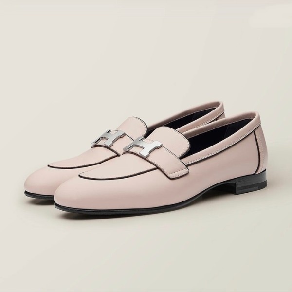 ✨에르메스 여성 화이트 파리 로퍼 - Hermes Womens White Loafer - he141x
