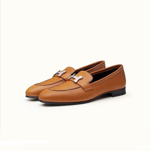 ✨에르메스 여성 카멜 파리 로퍼 - Hermes Womens Camel Loafer - he142x