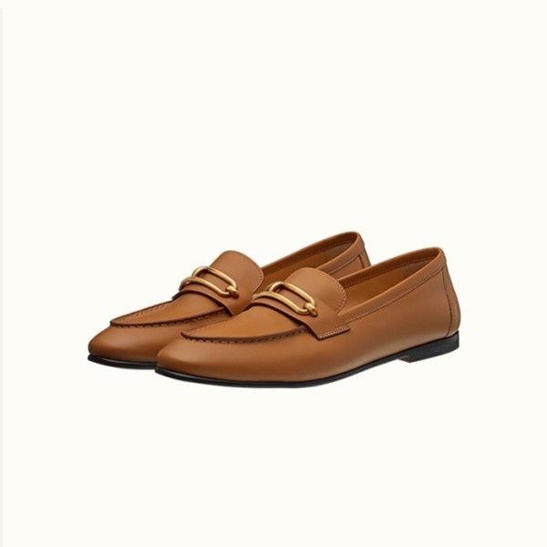 ✨에르메스 여성 카멜 로퍼 - Hermes Womens Camel Loafer - he144x