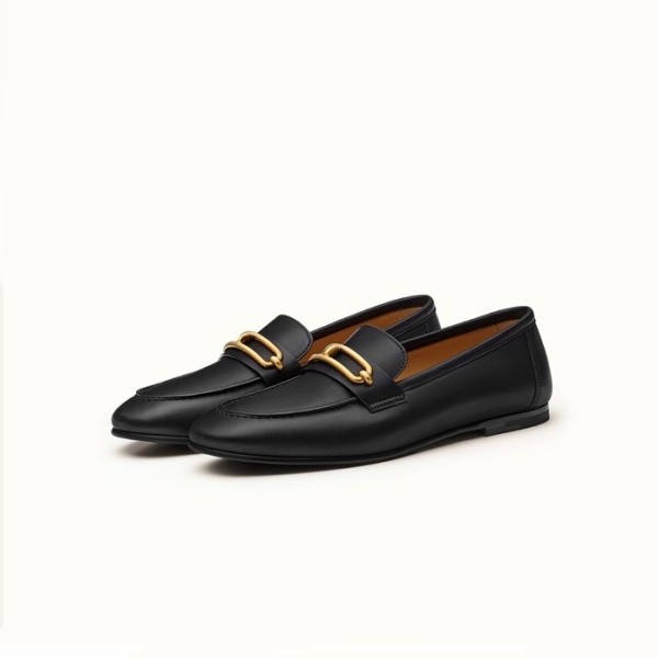 ✨에르메스 여성 블랙 로퍼 - Hermes Womens Black Loafer - he146x