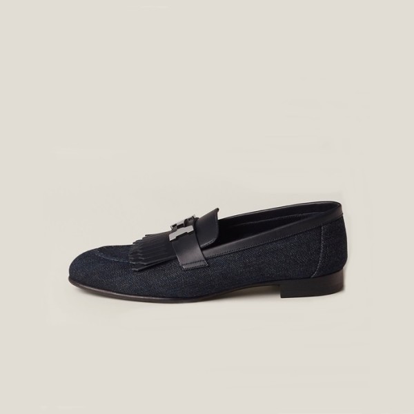 ✨에르메스 여성 네이비 로얄 로퍼 - Hermes Womens Navy Loafer - he152x