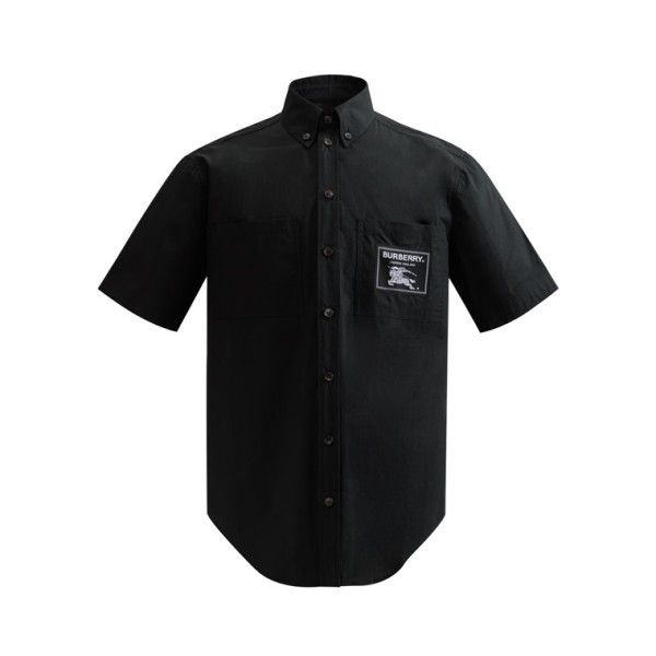 ✨버버리 남성 베이직 블랙 반팔 셔츠 - Burberry Mens Black Tshirts - bu142x