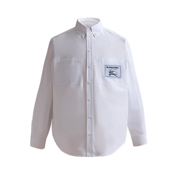 ✨버버리 남성 베이직 화이트 셔츠 - Burberry Mens White Tshirts - bu146x