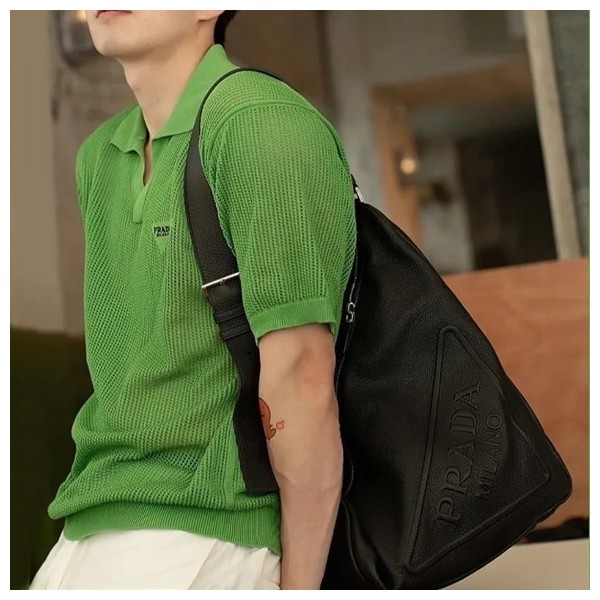 ✨프라다 남성 블랙 크로스백 - Prada Mens Black Cross Bag - pr373x