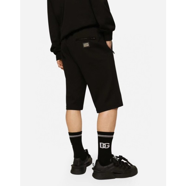 ✨돌체앤가바나 남성 블랙 반바지 - Dolce&Gabbana Mens Black Half-pants - do447x