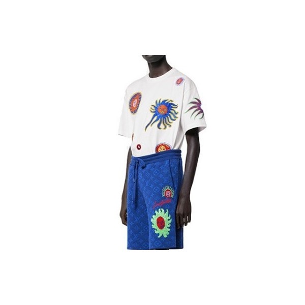 ✨루이비통 남성 블루 반바지 - Louis vuitton Mens Blue Half-pants - lv776x