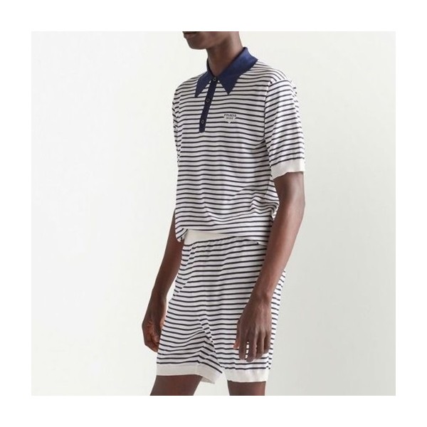 ✨프라다 남성 모던 네이비 반바지 - Prada Mens Navy Half-pants - pr412x