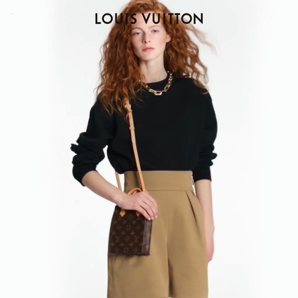 ✨루이비통 여성 브라운 쁘띠 삭 플라 - Louis vuitton Womens Brown PETIT SAC - lv817x