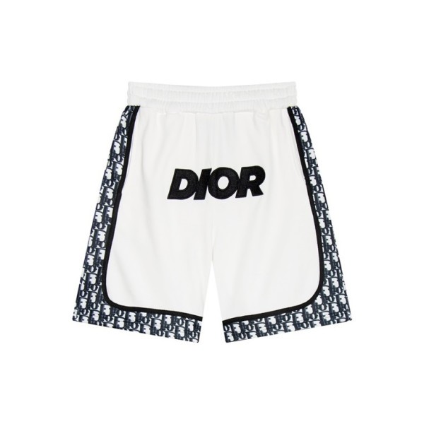 ✨디올 남성 캐쥬얼 화이트 반바지 - Dior Mens White Half-pants - di443x