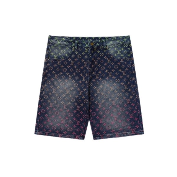 ✨루이비통 남성 캐쥬얼 블루 반바지 - Louis vuitton Mens Blue Half-pants - lv902x