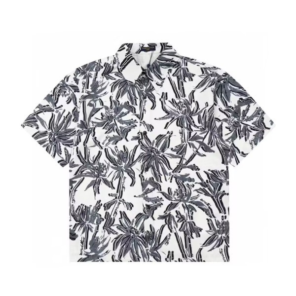 ✨루이비통 남성 화이트 반팔 셔츠 - Louis vuitton Mens White Shirts - lv903x