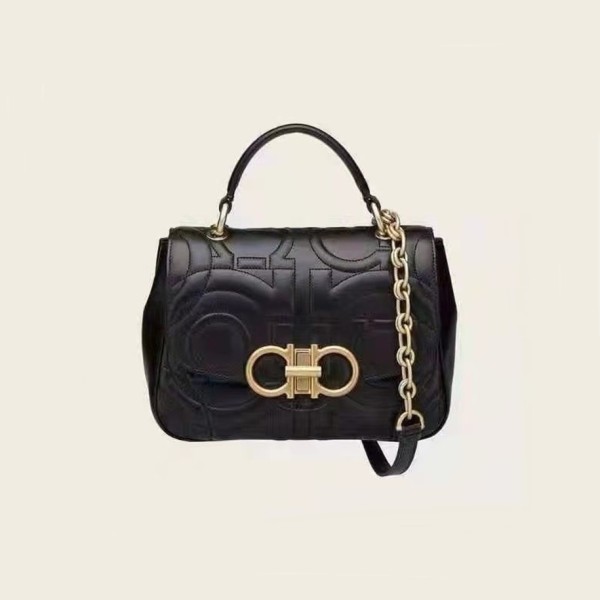 ✨페라가모 여성 블랙 크로스백 - Ferragamo Womens Black Cross Bag - sf30x