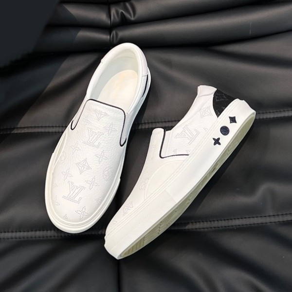 ✨루이비통 남성 모던 화이트 로퍼 - Louis vuitton Mens White Loafer - lv929x