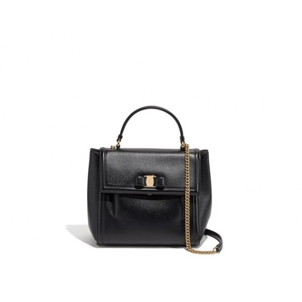 ✨페라가모 여성 블랙 크로스백 - Ferragamo Womens Black Cross Bag - sf47x