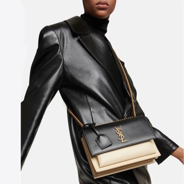 ✨입생로랑 여성 아이보리 크로스백 - Saint Laurent Womens Ivory Cross Bag - ysl766x