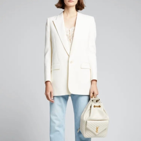 ✨입생로랑 여성 화이트 백팩 - Saint Laurent Womens White Back Pack - ysl784x