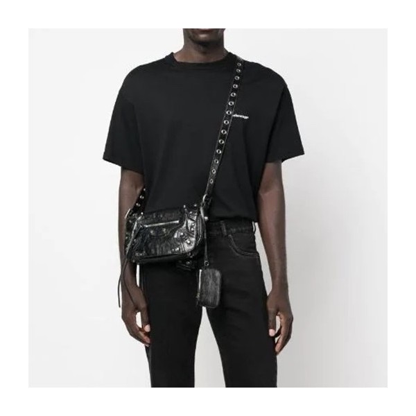 ✨발렌시아가 남/녀 블랙 크로스백 - Balenciaga Unisex Black Cross Bag - ba386x