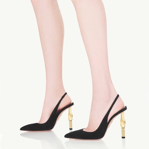 ✨아쿠아주라 여성 블랙 하이힐 - Aquazzura Womens Black High-heels - aq10x
