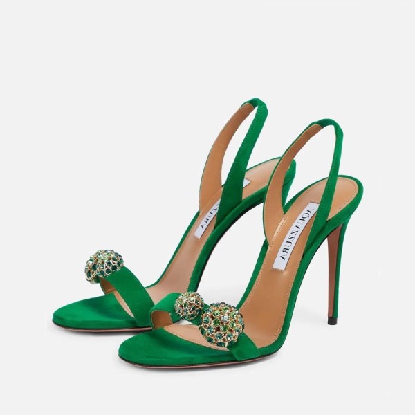 ✨아쿠아주라 여성 그린 하이힐 - Aquazzura Womens Green High-heels - aq18x