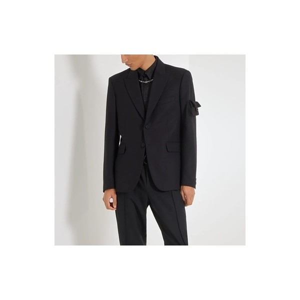 ✨펜디 남성 모던 블랙 자켓 - Fendi Mens Black Jackets - fe125x