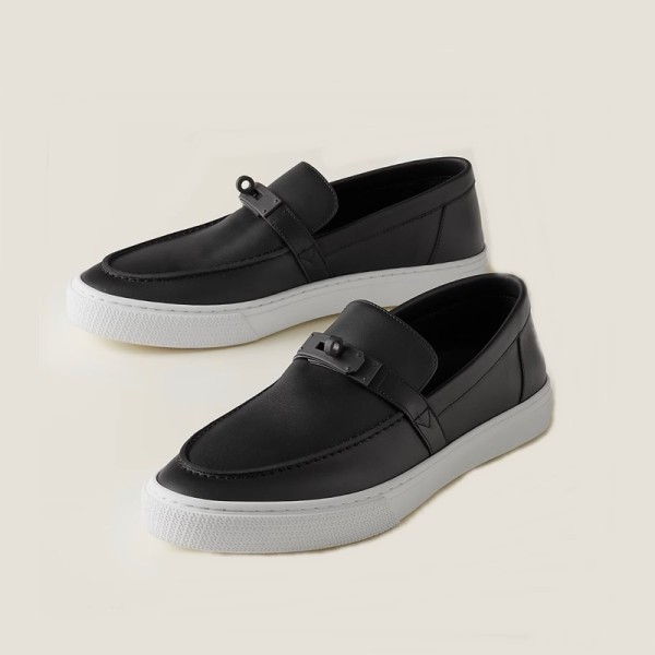 ✨에르메스 남/녀 블랙 로퍼 - Hermes Unisex Black Loafer - he181x