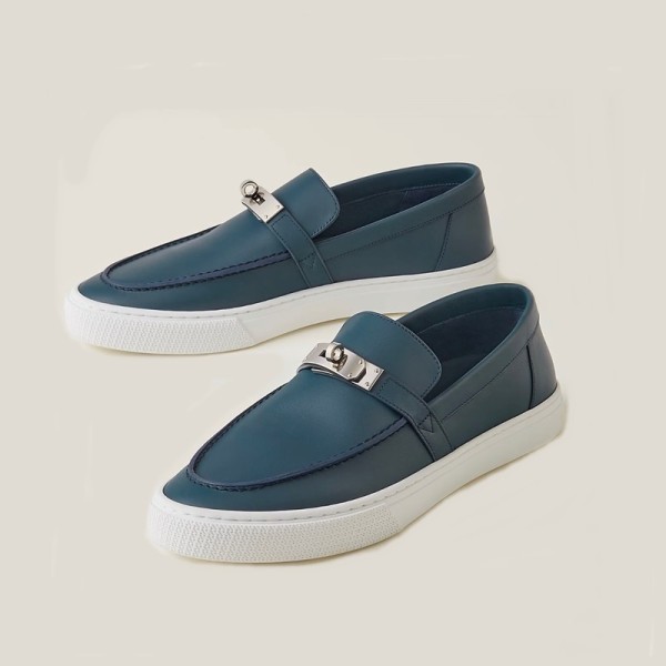 ✨에르메스 남/녀 네이비 로퍼 - Hermes Unisex Navy Loafer - he183x