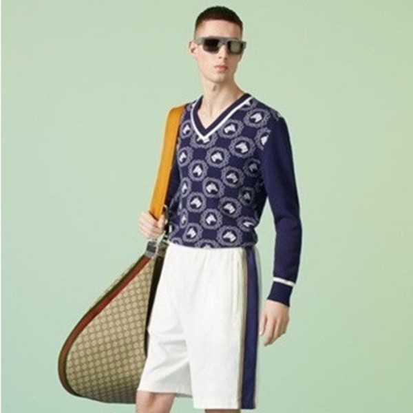 ✨구찌 남성 캐쥬얼 화이트 반바지 - Gucci Mens White Half-pants - gu740x