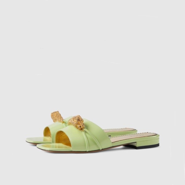 ✨구찌 여성 그린 슬리퍼 - Gucci Womens Green Slippers - gu757x
